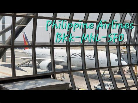 sfo to manila|bkk to sfo.